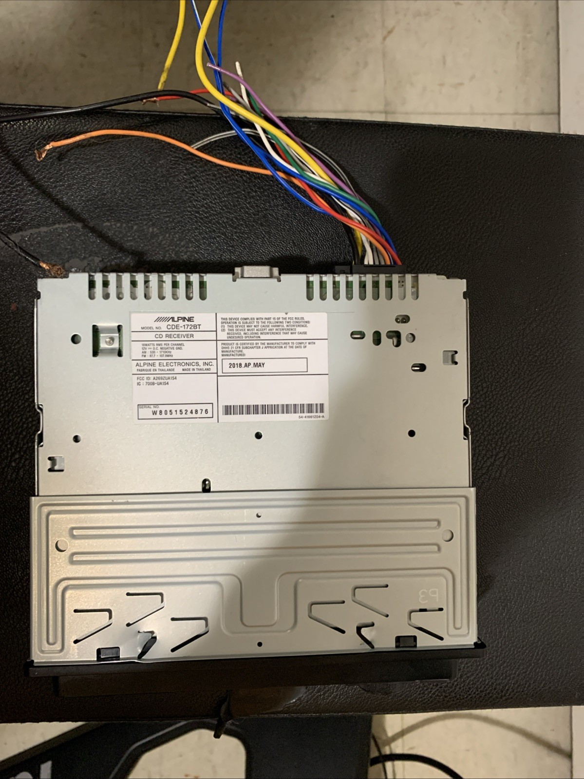 Alpine CDE-172BT Car Stereo