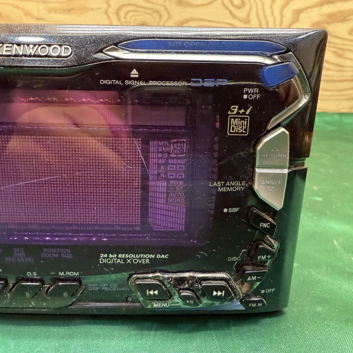 KENWOOD DPX-9000MJ MD Changer CD Receiver Car Audio Head Unit Used Overhauled