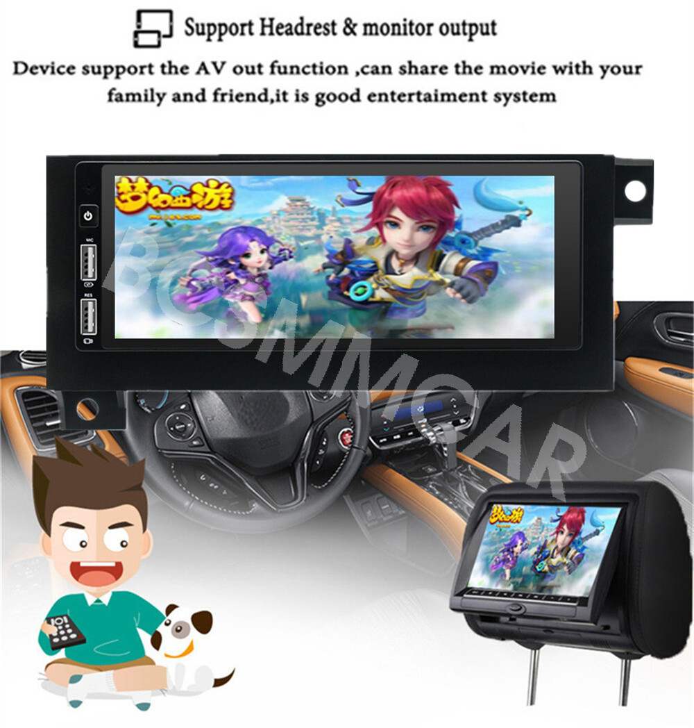 1 Din Car Radio Player Touch Screen BT W/Cam Fit For Plymouth Prowler 1997-2002