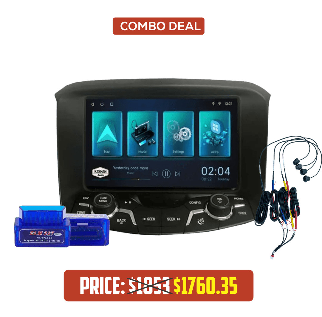 Combo Deal Holden VF 2013–2017 Headunit SatNav 360 Cam OBD Kit