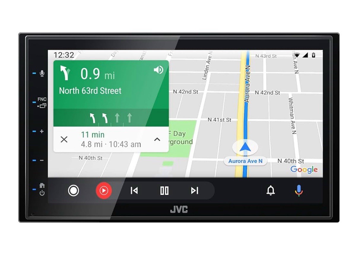 JVC KW-M560BT 6.8″ Touchscreen Multimedia Player w/Apple CarPlay Android Auto