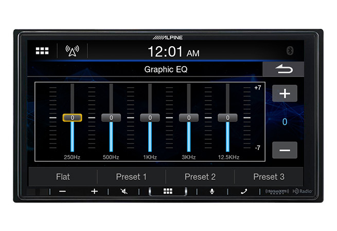 Alpine iLX-407 | 7″ Double DIN Multimedia Receiver + License Plate Camera