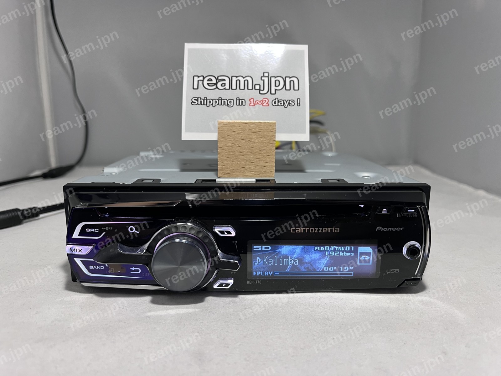 Pioneer Carrozzeria DEH-770 1DIN CD MIXTRAX USB AUX Receiver Tested In Stock JDM