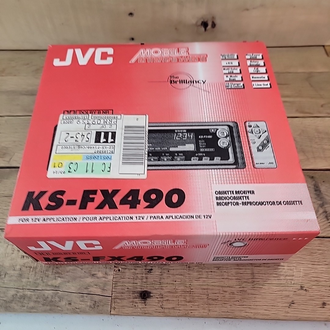 JVC KS-FX490 Cassette Reciever BOX ONLY For Audiophiles!