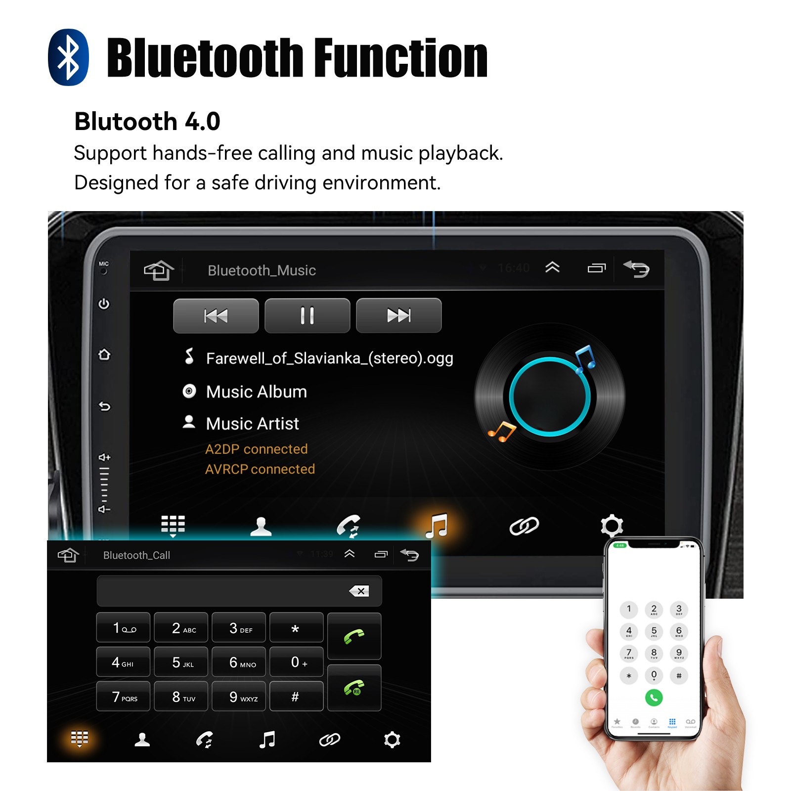ESSGOO Microphone 3.5mm Car Stereo Bluetooth Enabled Audio DVD External Mic GPS