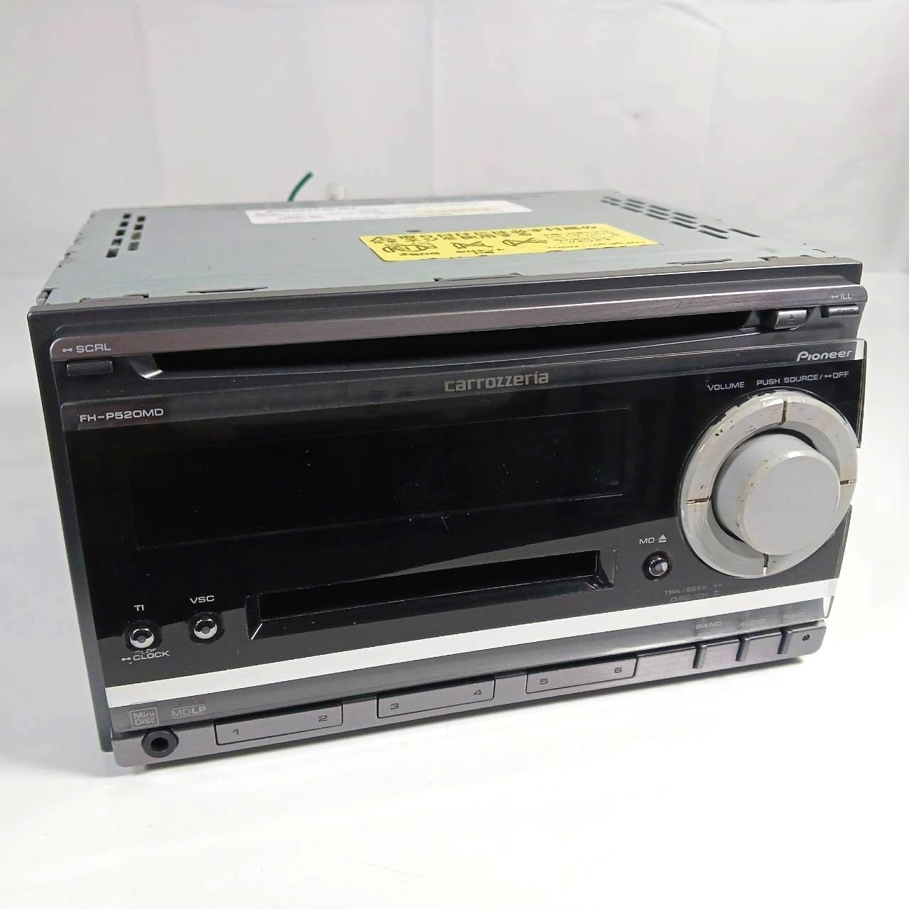 Pioneer Car Audio FH-P520MD Carrozzderia CD MD MP3 2DIN Tested From Japan BB207T