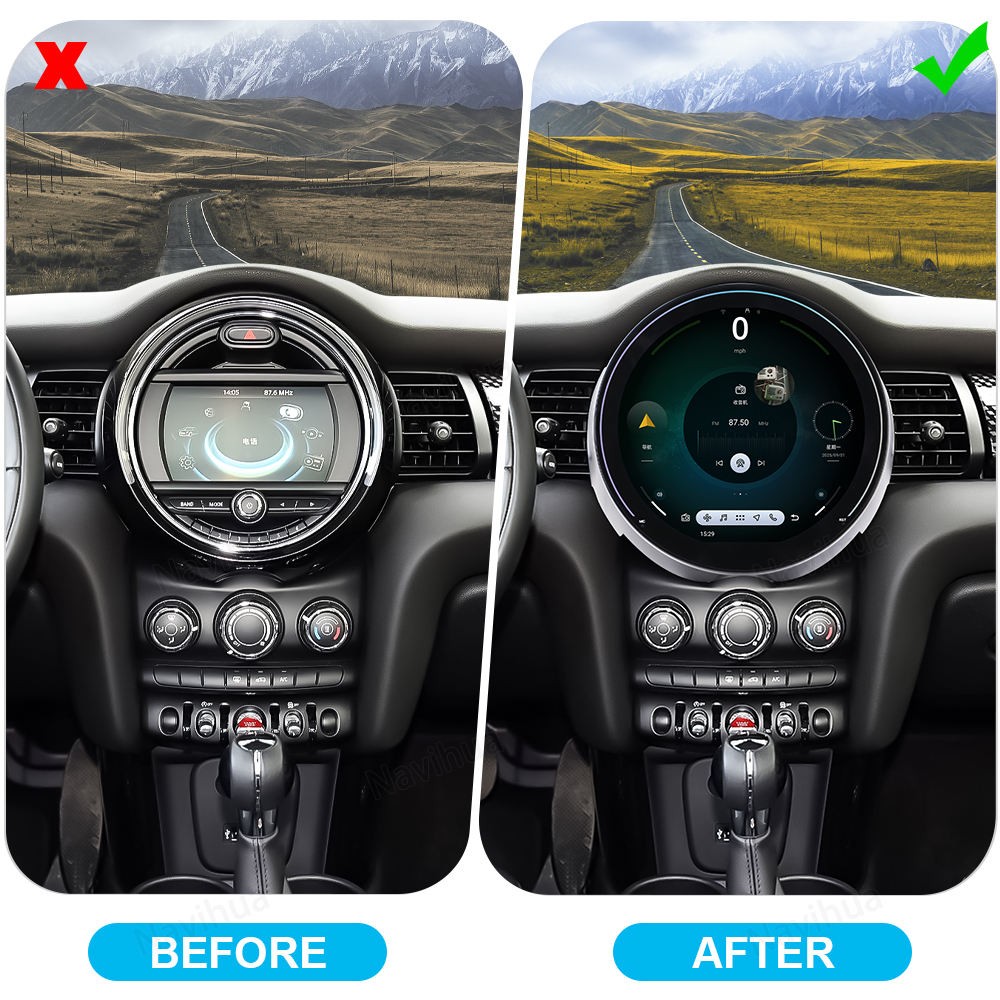 11.7″ For BMW Mini F56 2014-2016 Android Car Stereo Radio Carplay GPS Navi 64GB