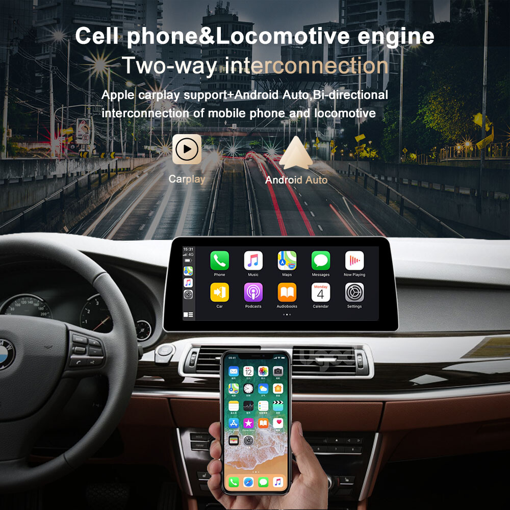 12.3inch Android Big Screen GPS BMW 5 Series GT F07 NBT wireless apple carplay