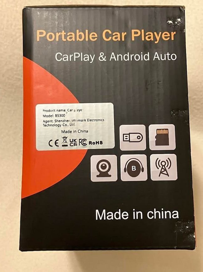7 Inch Portable Car Video Player -Adjustable Multifunctional Car MP5 Player- NIB