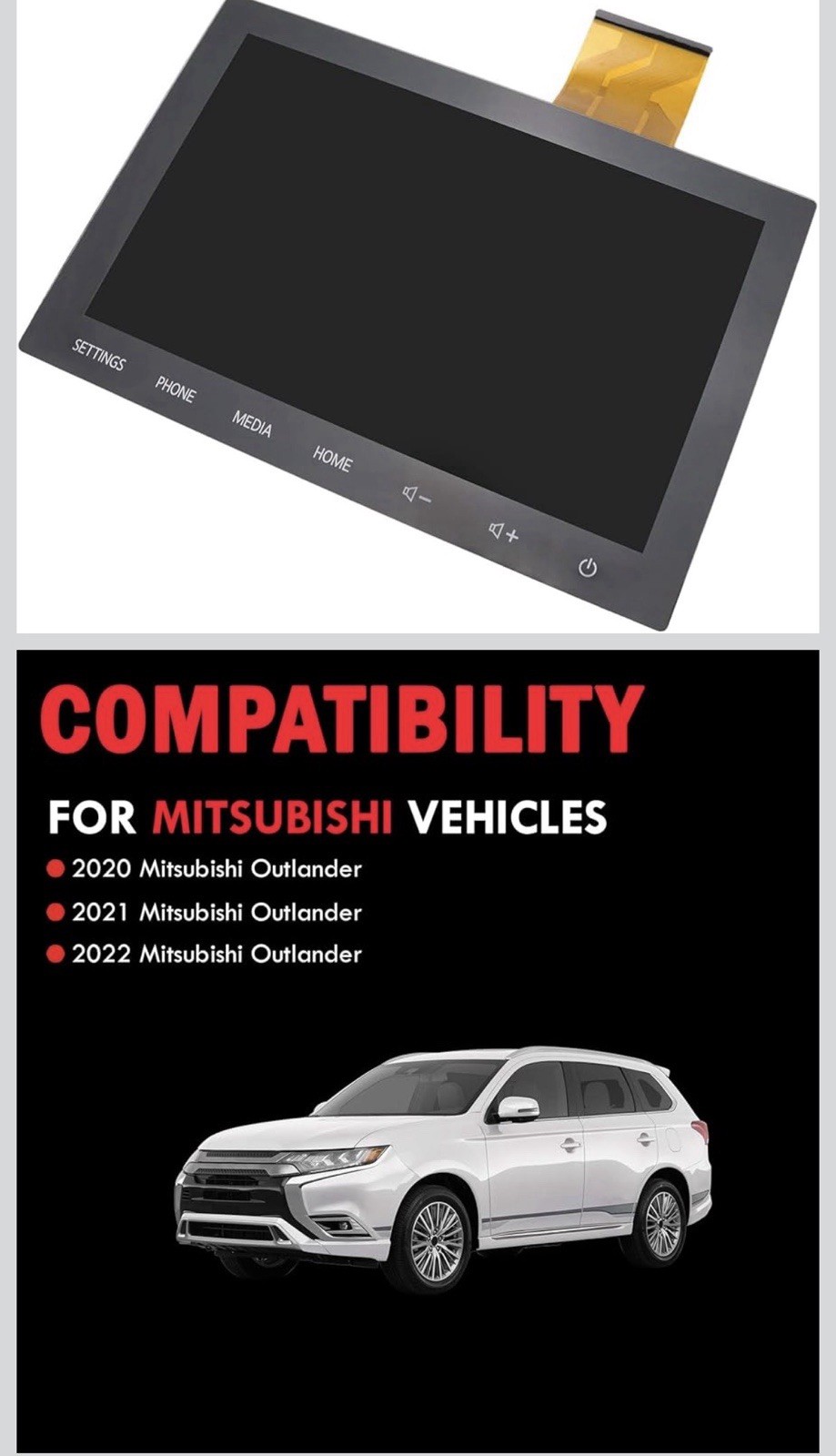 8″ Touch Screen LCD Nav Radio for 2020-2022 Mitsubishi Outlander 8740A103