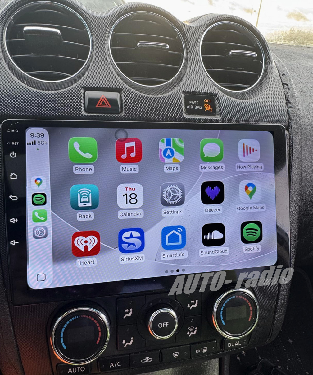 For 2008-2012 Nissan Altima Apple CarPlay Car Radio Android GPS Stereo 64GB