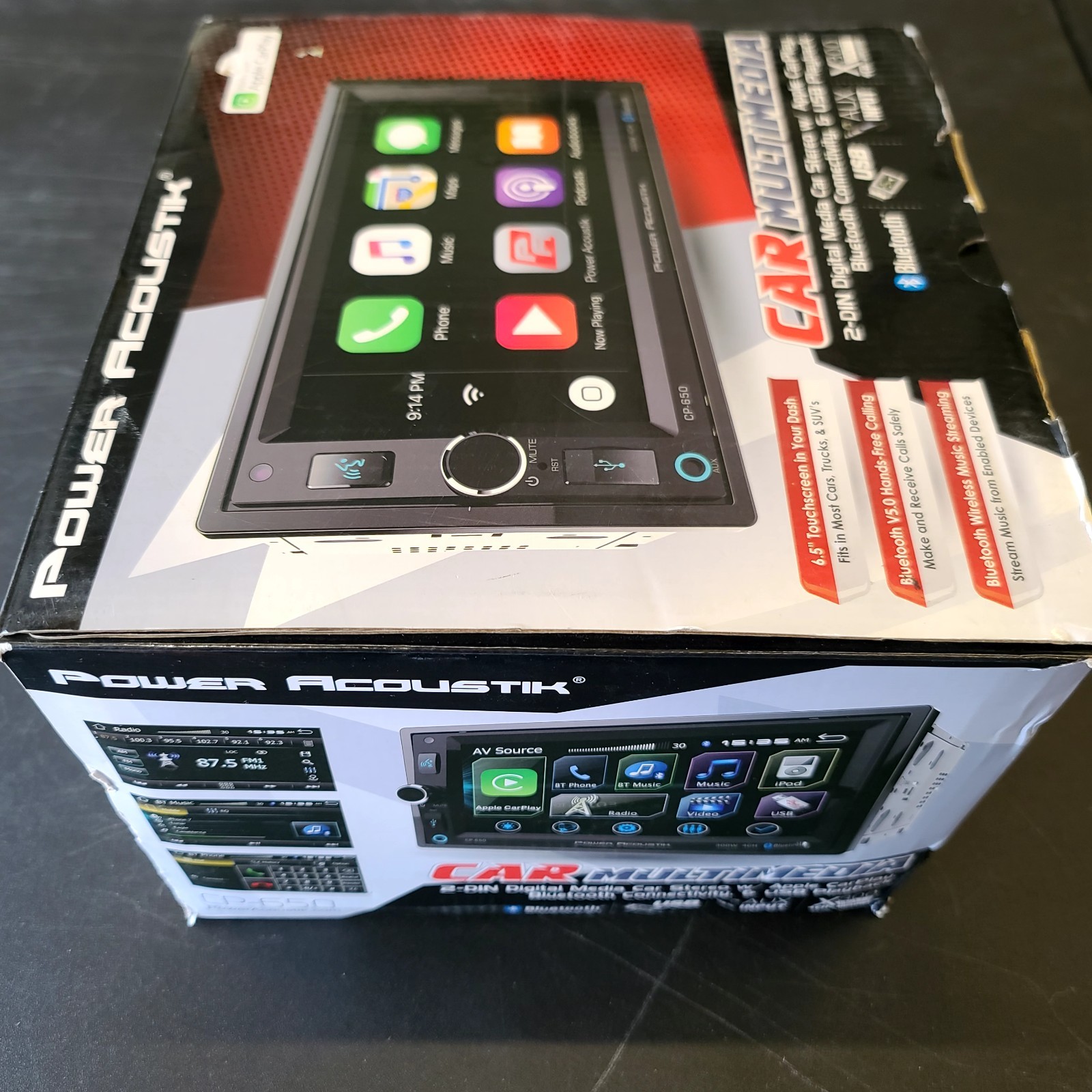 POWER ACOUSTIK CP-650 Double DIN For Parts