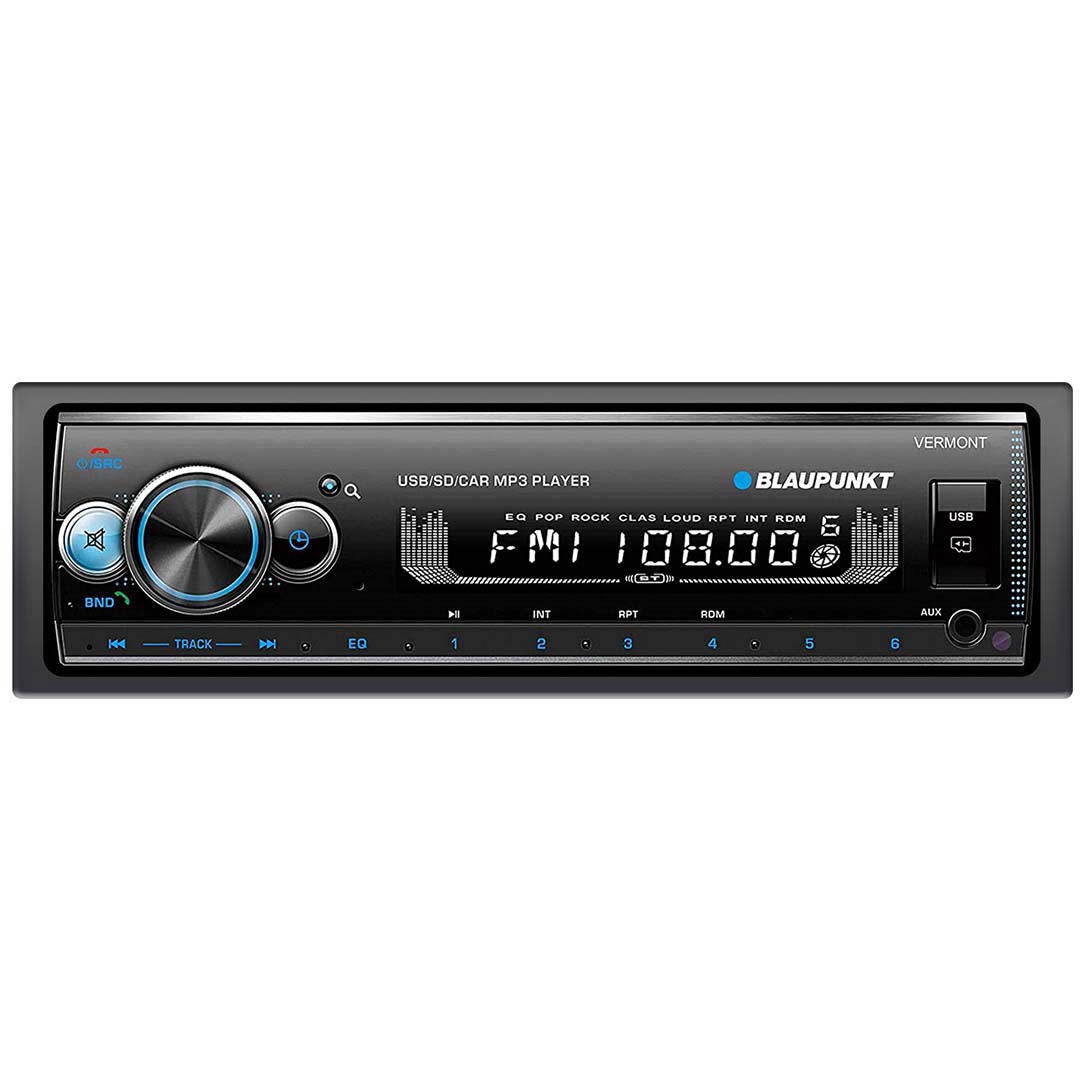 Blaupunkt Single DIN In-Dash MP3 USB Bluetooth Car Stereo Digital Media Receiver