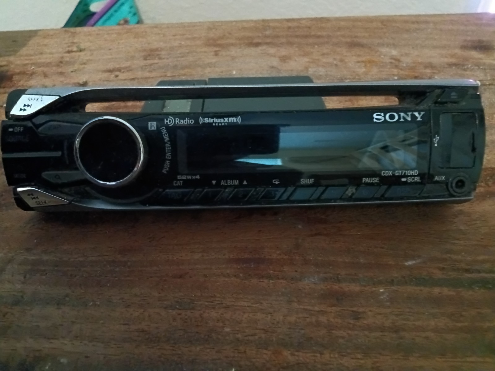 Sony Radio Face CDX-GT710HD Very good Condition Hd Radio SirusXM