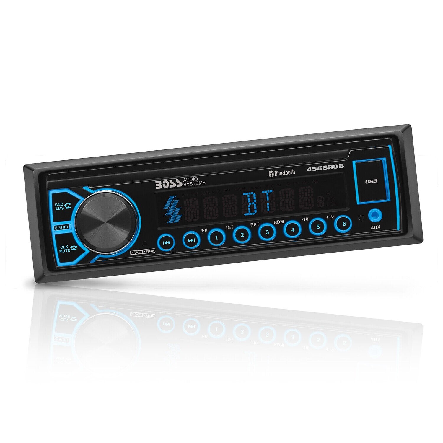 Boss Audio 455BRGB Elite AM/FM Bluetooth Digital Media Receiver, 200 WATTS