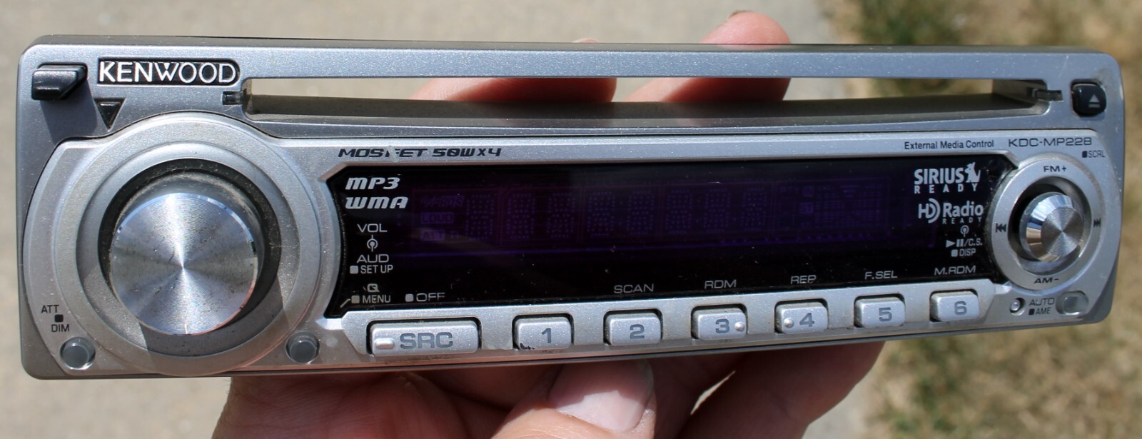 KENWOOD KDC-MP228 Car Stereo Removable FACEPLATE ONLY
