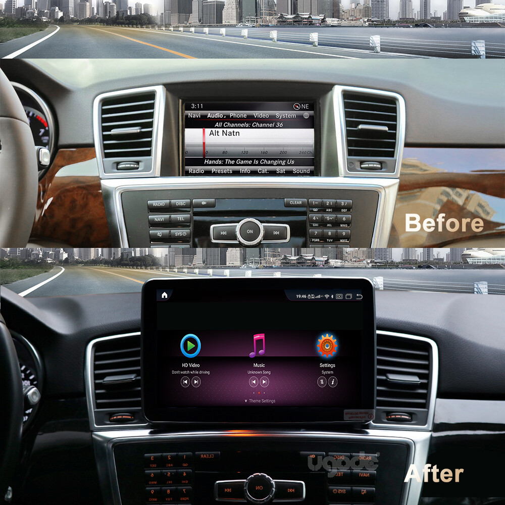 Ugode 8.4in Android Screen UPGRADE GPS Mercedes Benz ML GL 2012-2015 NTG4.5/4.7