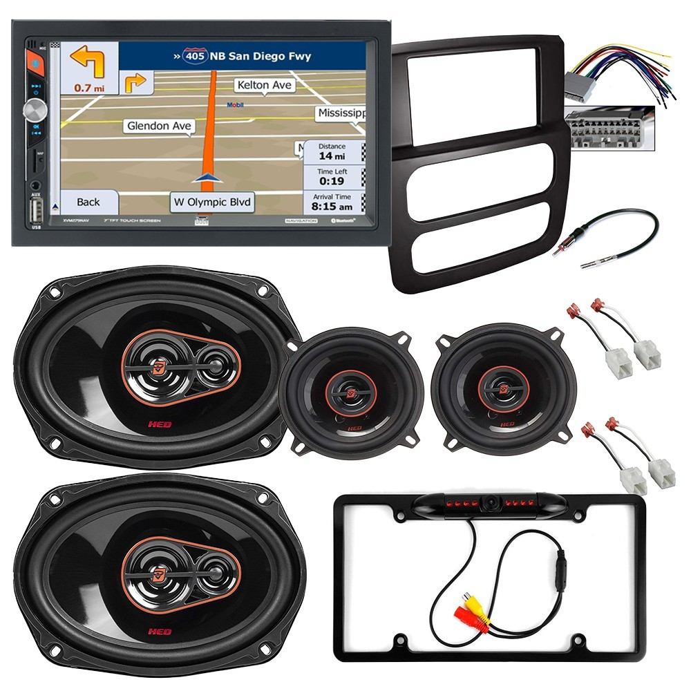 7″ Navigation Radio Car Stereo + Camera & Speakers for 2002-2005 Dodge RAM 1500