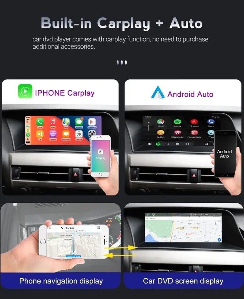 8.8″ Android Carplay Stereo Car Radio GPS For AUDI A4 S4 SR4 A5 S5 SR5 2008~2016