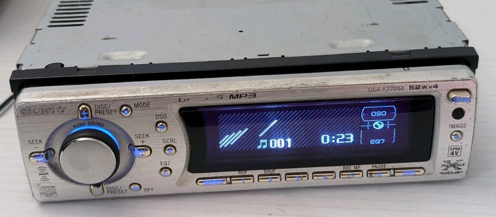 Sony CDX-F7705X 1 DIN In-Dash CD Player MP3