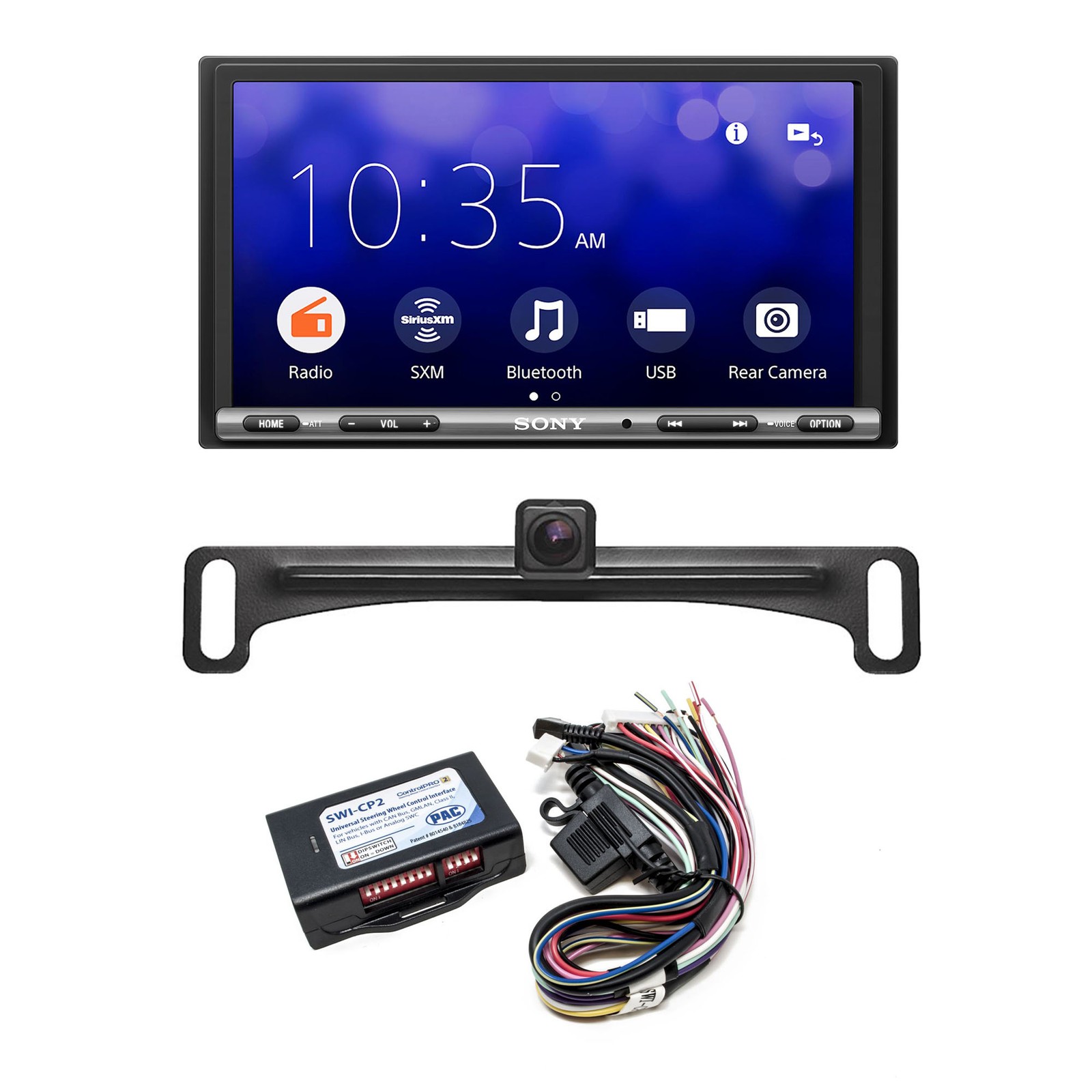 Sony XAV-AX3200 6.95″ Media Receiver with WebLink Cast, Steering Wheel Contro…