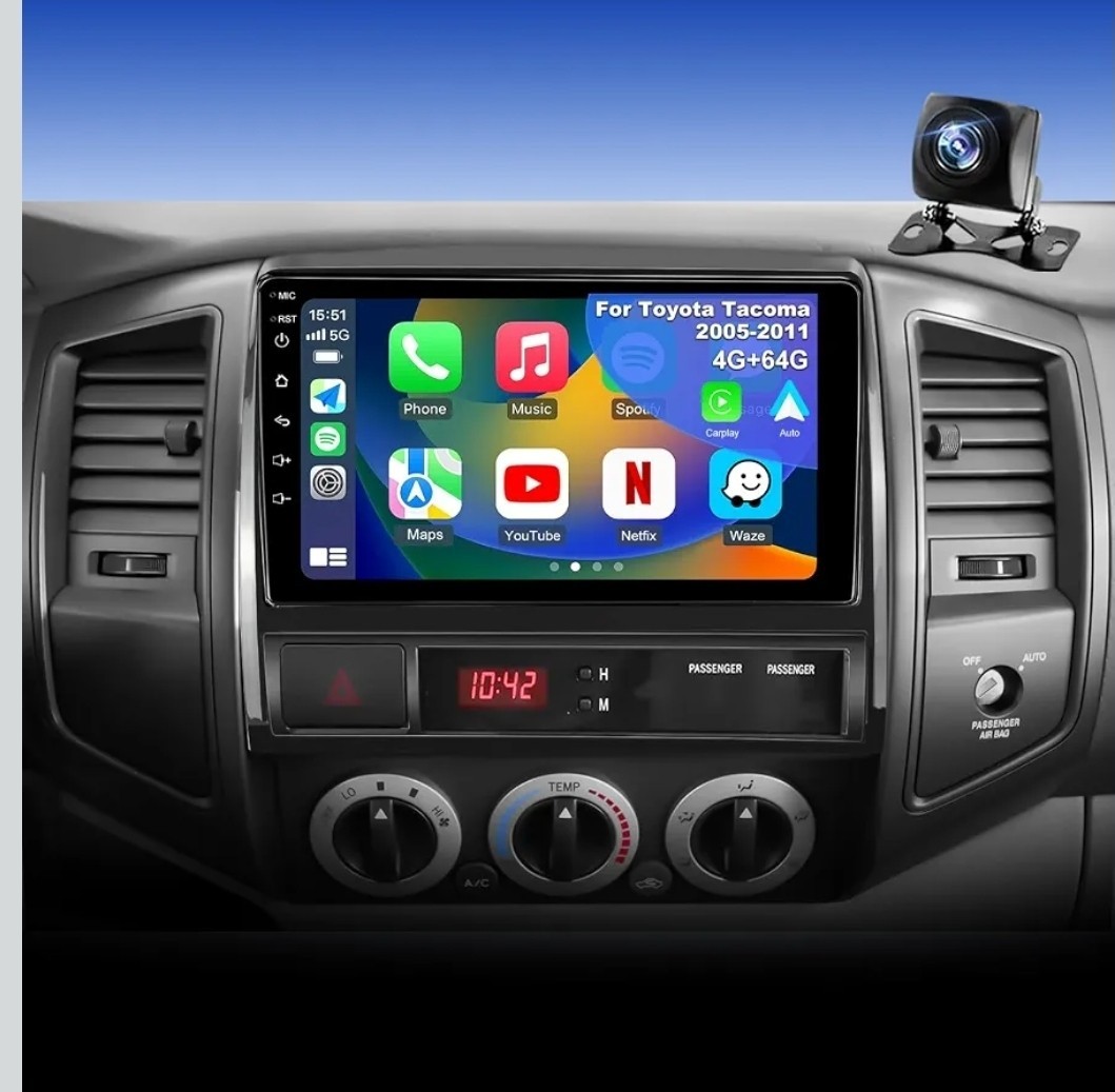 Carplay Car Radio Stereo GPS Navi 9 Inch Head Unit For Toyota Tacoma 2005-2011