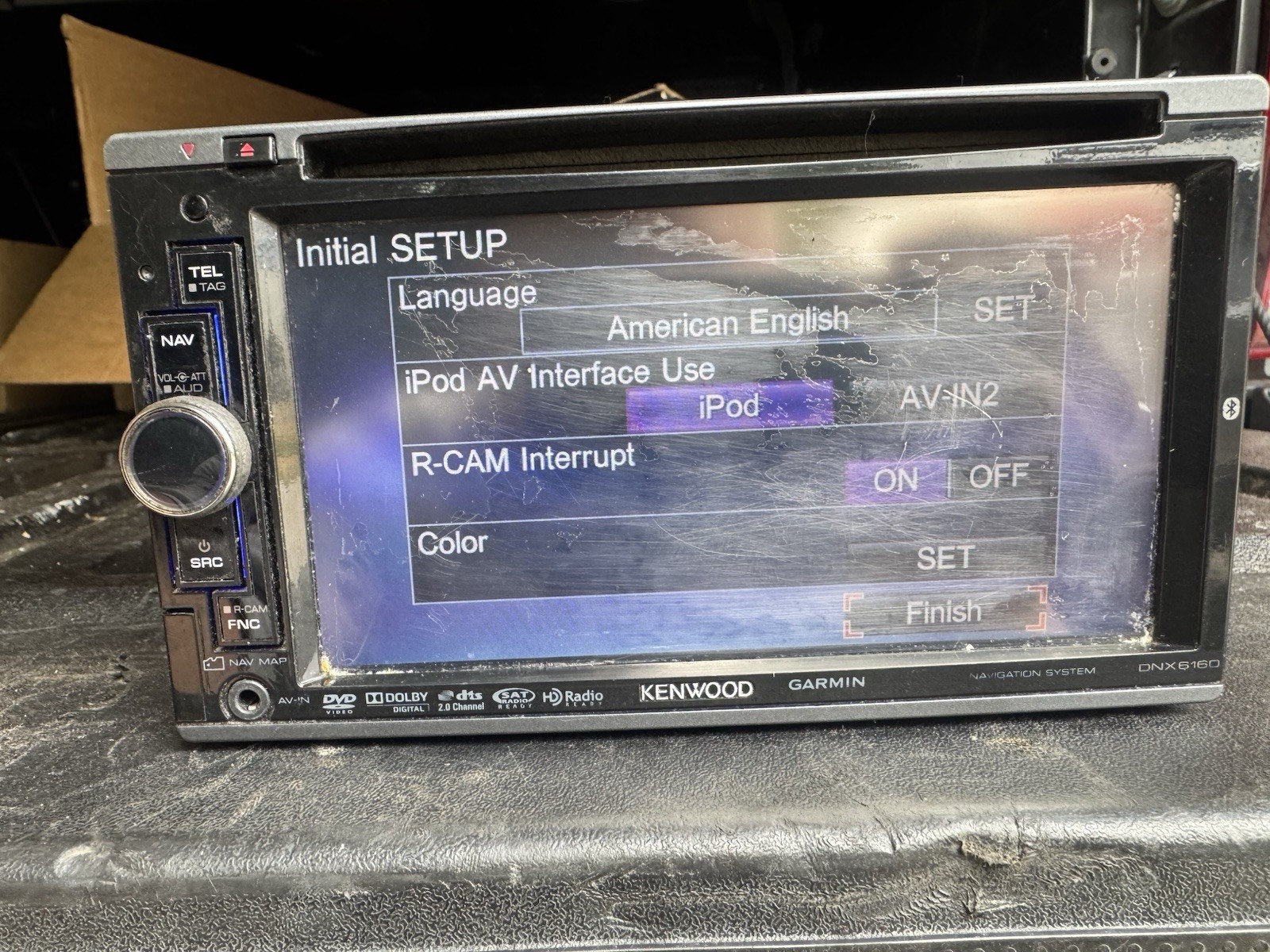 ✅Kenwood DNX6160 DVD Player USB/AUX Bluetooth GPS Nav Garmin✅