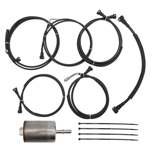 FL-FG0810 Fuel Lines Kit Nylon Compatible with GMC Yukon 2002-2004, Fit for