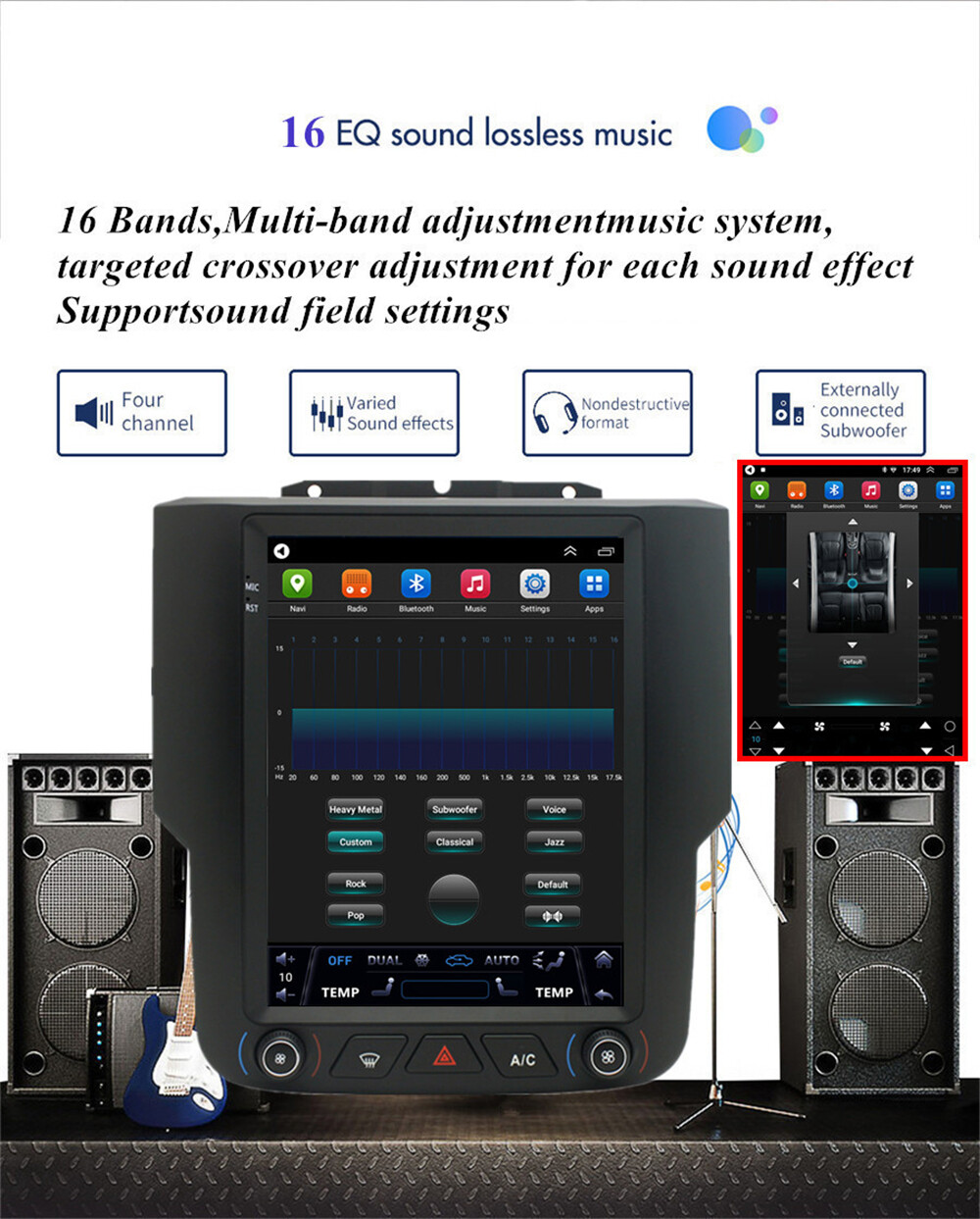 9.7”Android13 4+64G Car Stereo Radio Navi GPS For Dodge RAM 1500 2500 3500 4500