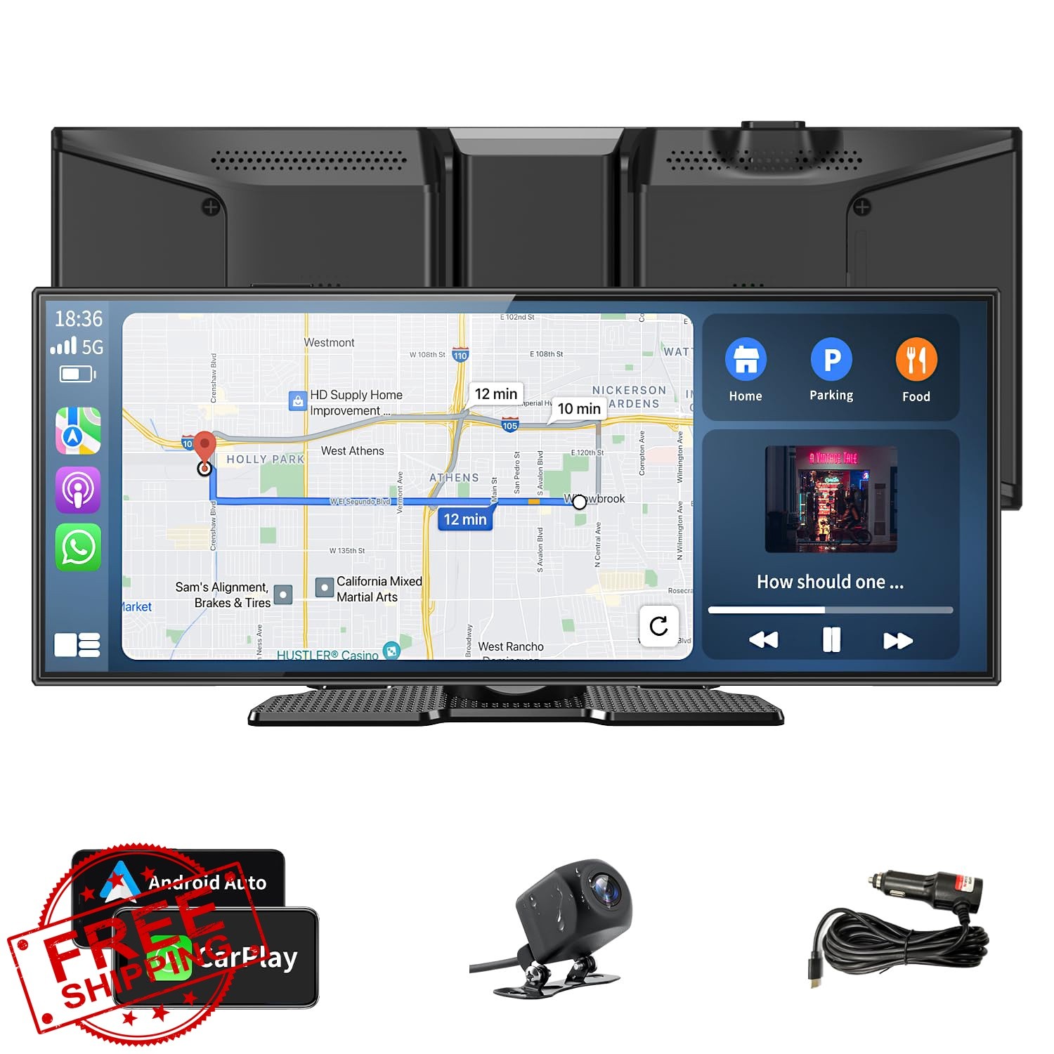kuayvan 11.5in Wireless Carplay Screen