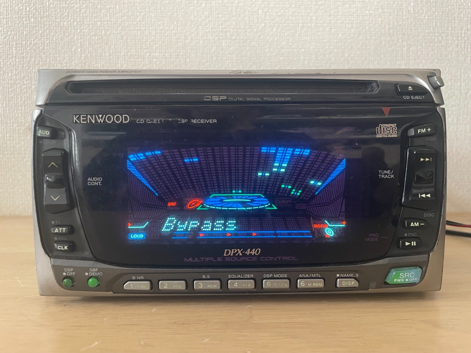 Kenwood DPX-440 2DIN Car Audio CD Cassette Player Tested Working Very Good