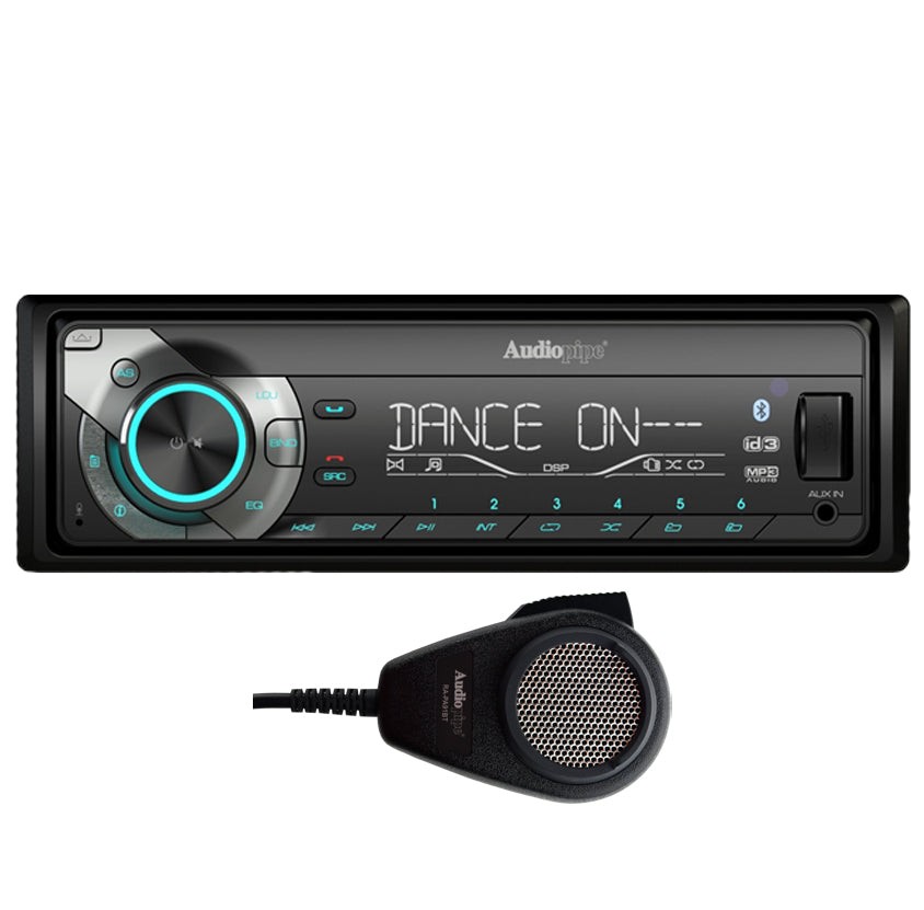 Audiopipe RA-PA91BT Bluetooth Single DIN Receiver With PA Function