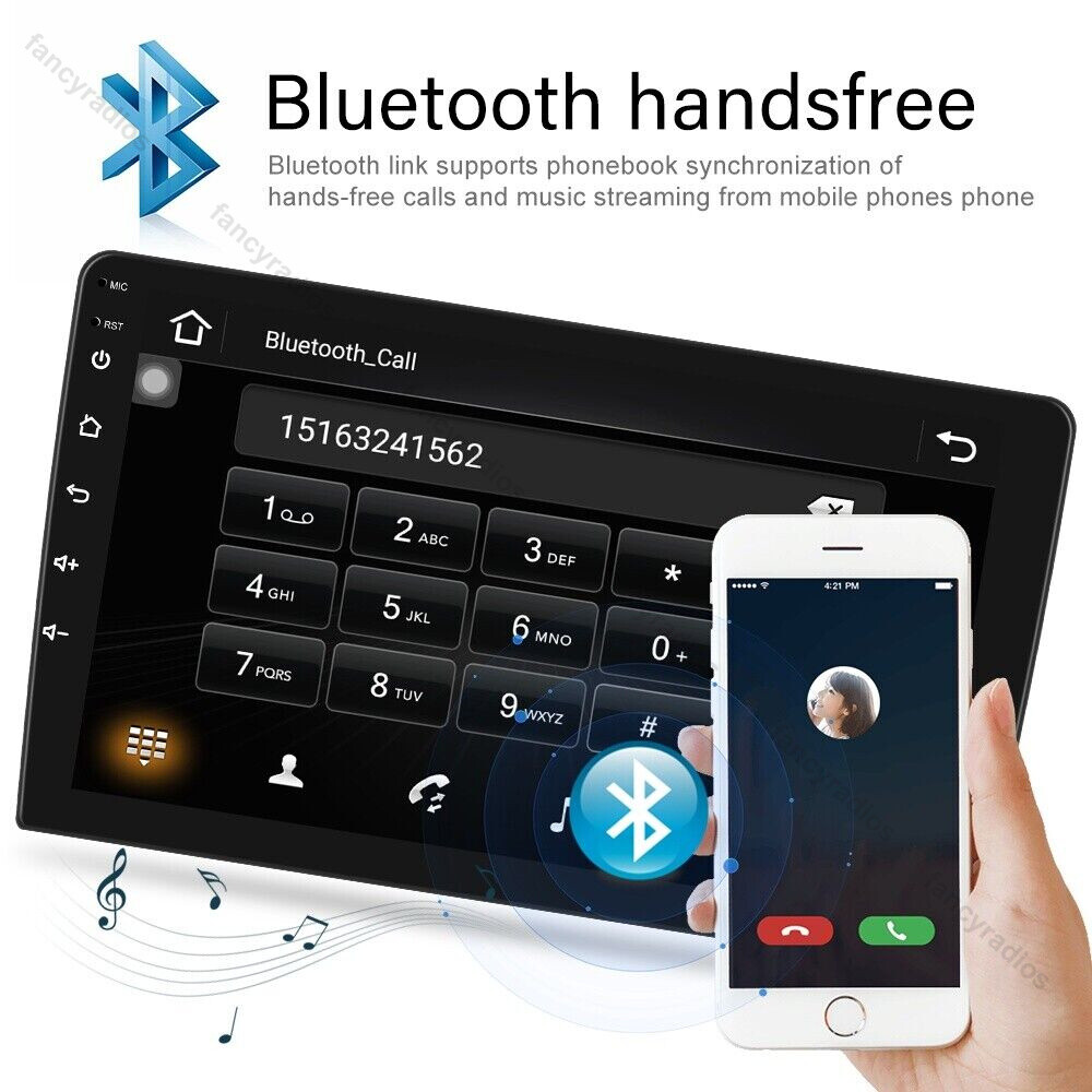 Android 11 Carplay GPS Navi WiFi 9″ Double 2Din Touch Screen Car Stereo Radio