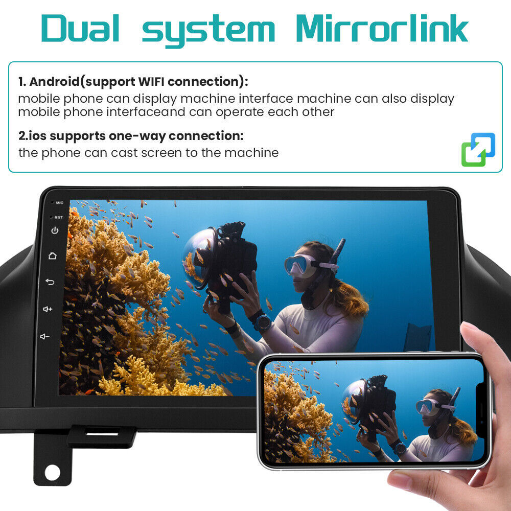 GPS Navi Apple Carplay Car Stereo Radio Android 13 For Honda Odyssey 2005-2010
