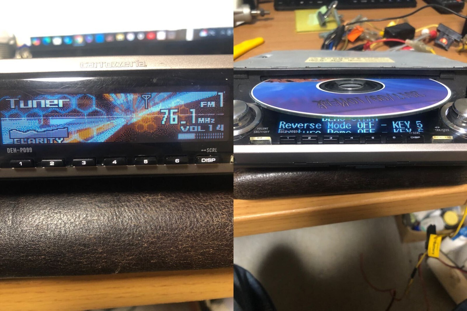 Carrozzeria Pioneer DEH-P099 1Din Car Audio CD Player Black Used From JP