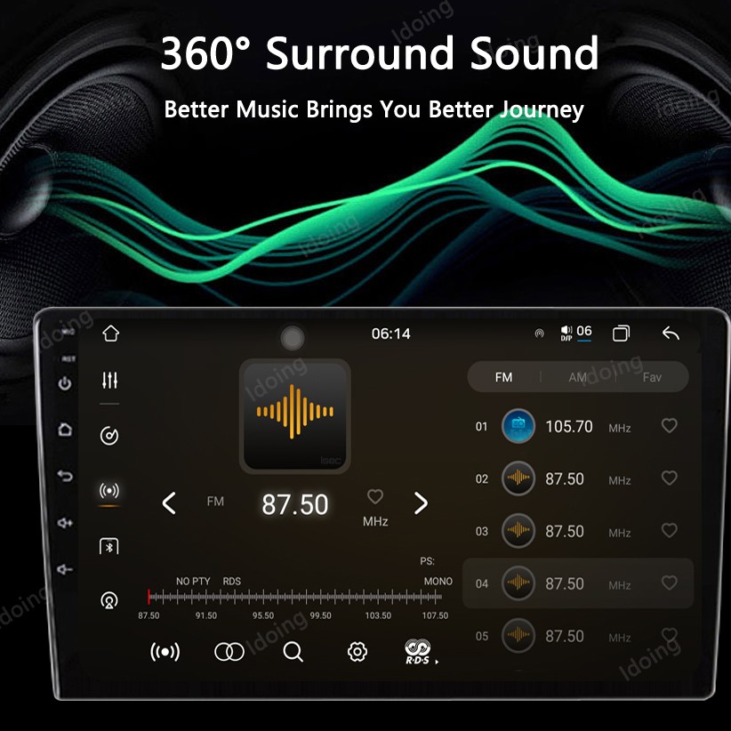 Apple Carplay Android Car GPS Radio Stereo 8+128GB For Lexus IS200 1999-2005
