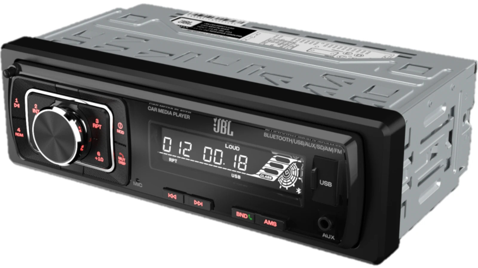 JBL Celebrity 150 1-Din Mechless Car Media Player Receiver Bluetooth USB