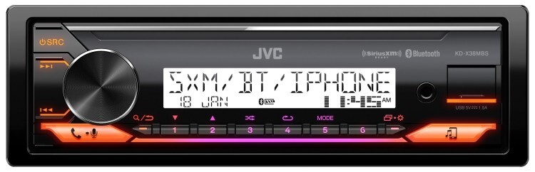 JVC KD-X38MBS Marine Digital Media Receiver W/BT USB EQ XM Ready