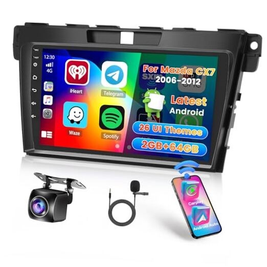 Car Radio for Mazda CX7 2006 2007 2008 2009 2010 2011 2012: [2G+64G] 9 2+64G
