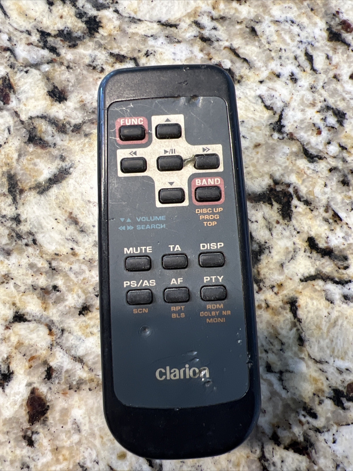 Clarion RBC-134 Remote Control. Working