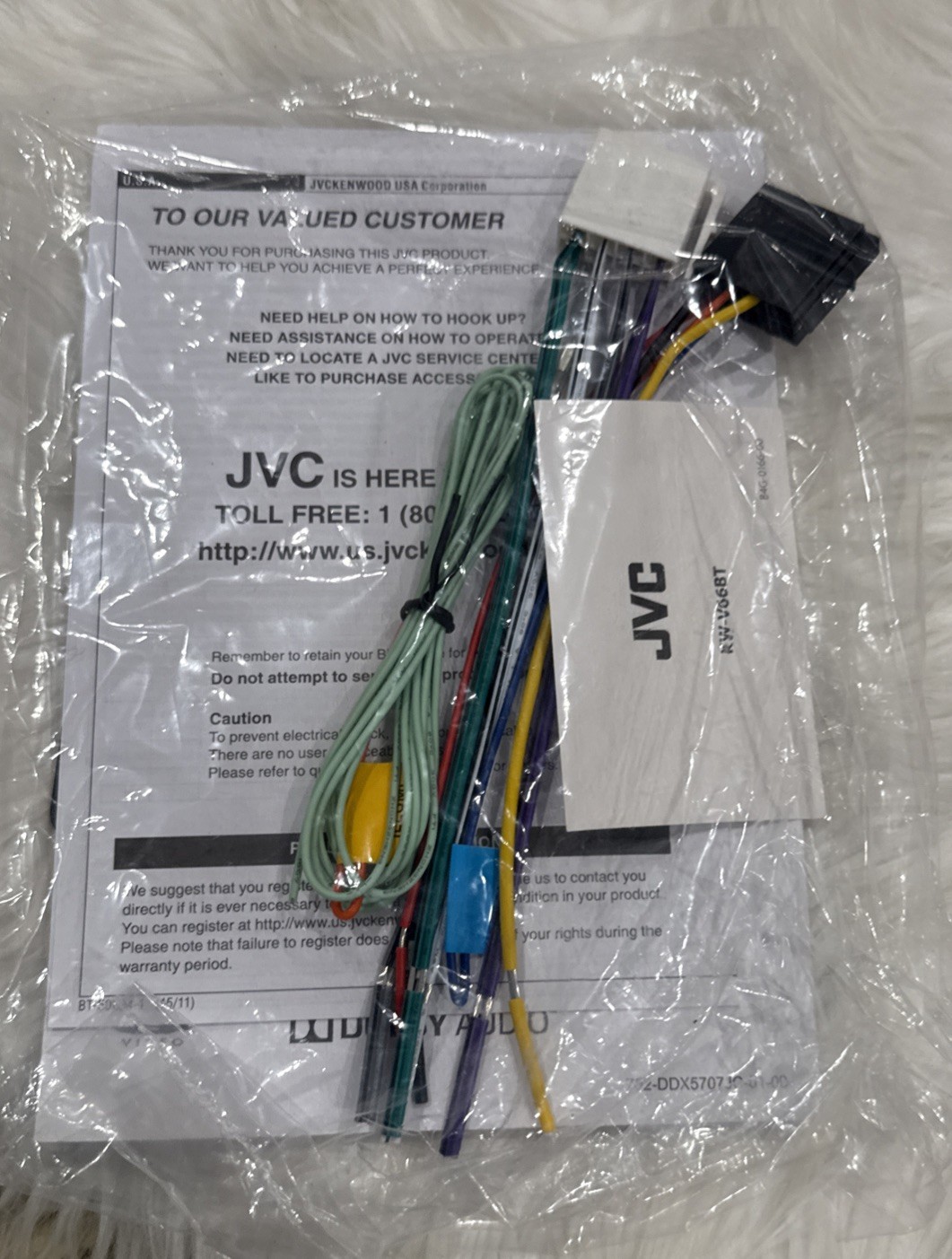 JVC KW-V66BT 6.8″ Monitor with DVD Receiver, Capacitive Touch Monitor-OPEN BOX!