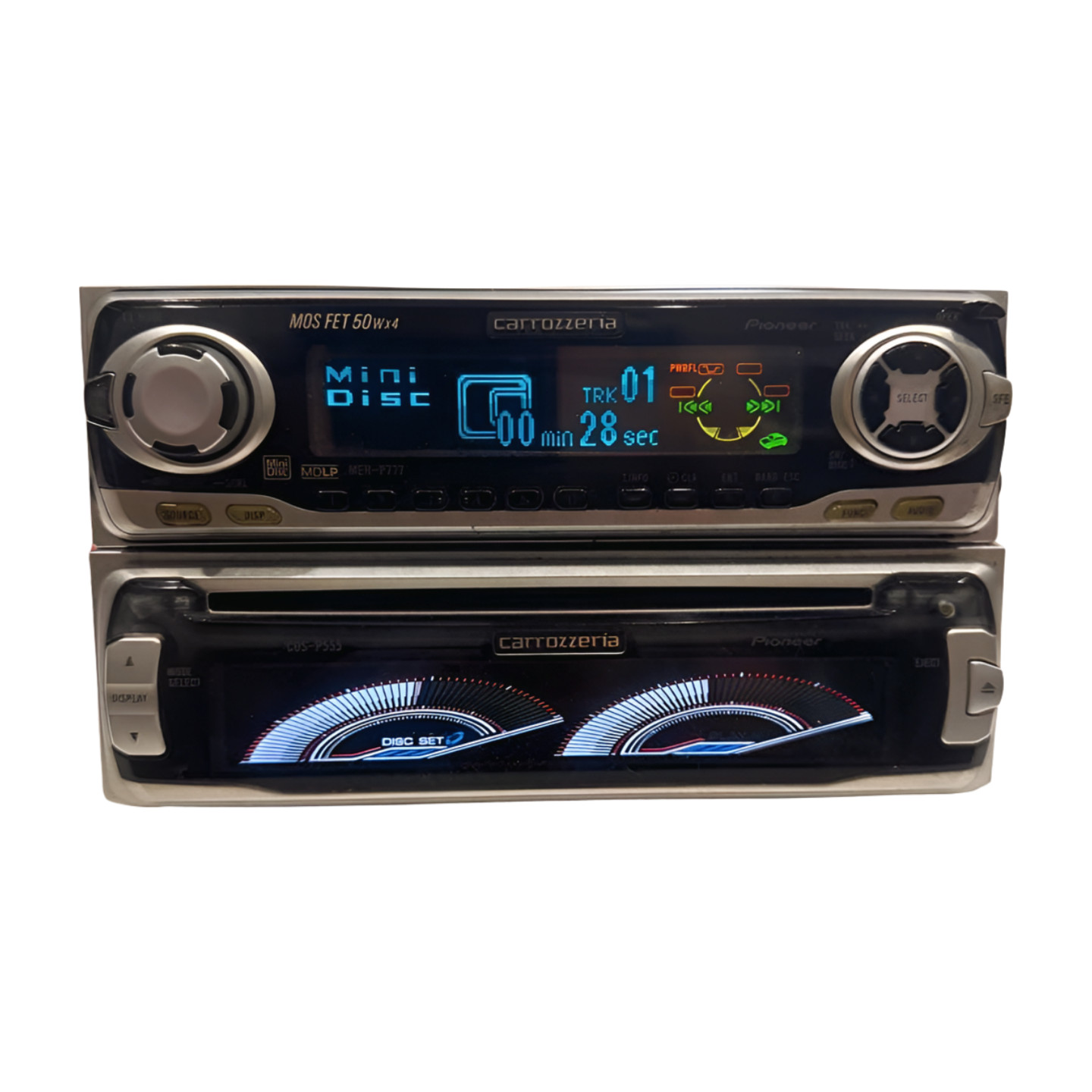 Pioneer Carrozzeria MEH-P777 CDS-P555 MD CD JDM Head Unit Japan Vintage Auth