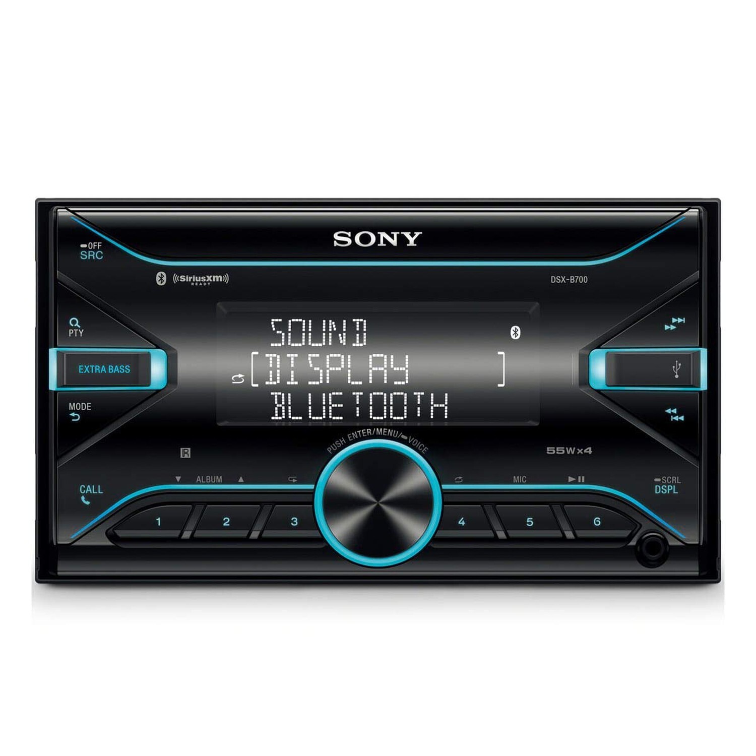 Sony DSX-B700 Single DIN Bluetooth Car Stereo Receiver SiriusXM Ready New