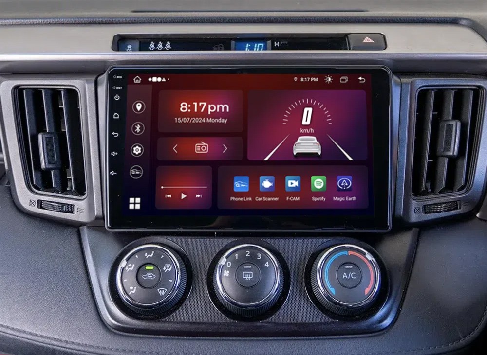 8 Core 64G Audio 9″ Car Radio for Toyota RAV 4 2013 – 2018 Android 15 CarPlay