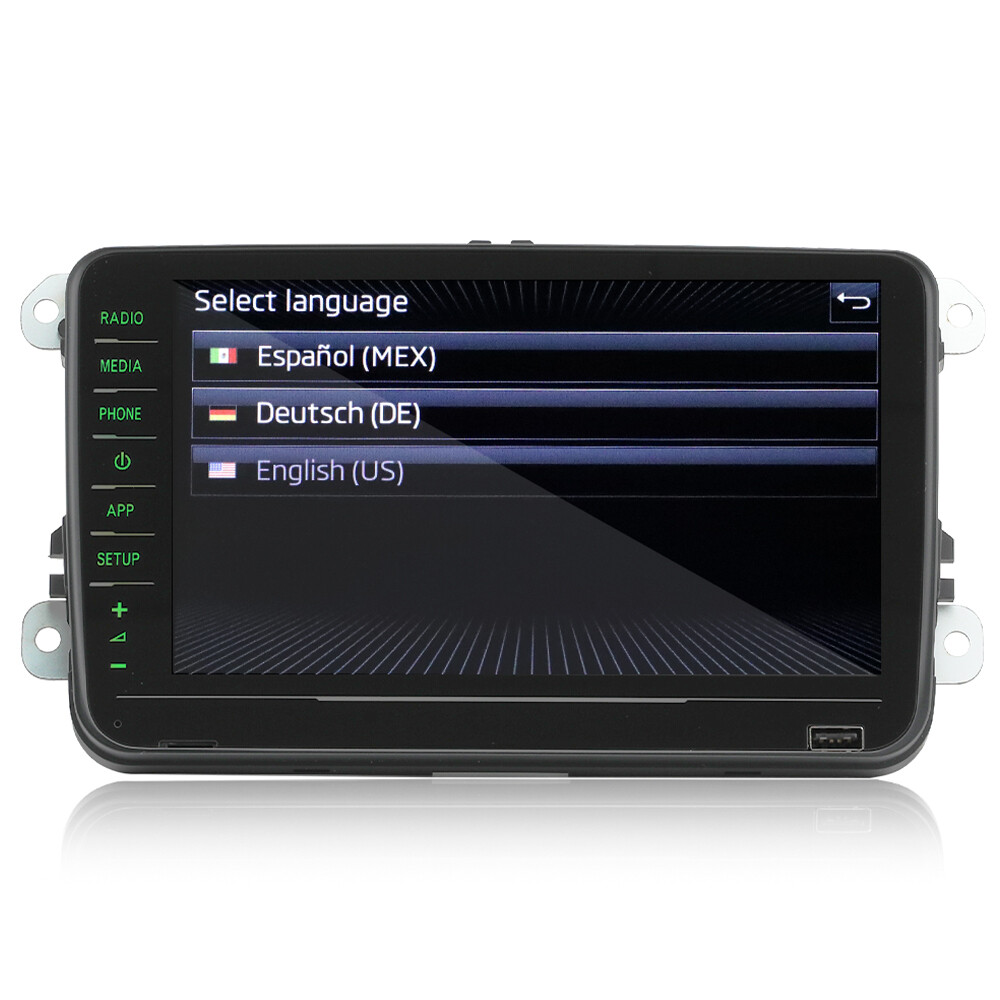 Green light For Skoda 8″ NONAME RCD330 RCD880 PRO Car Radio Carplay Android Auto