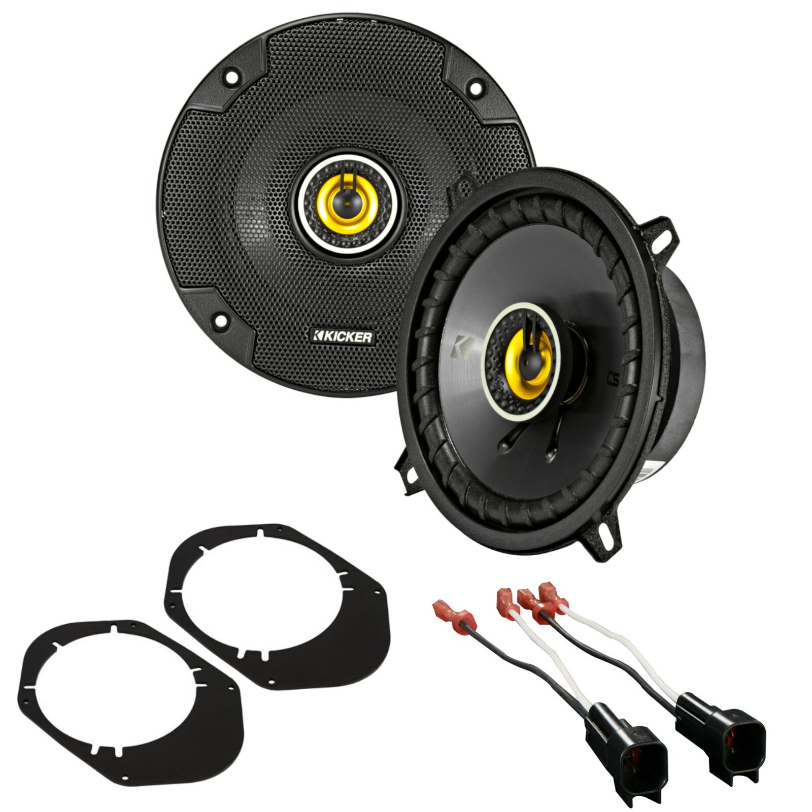 1999-2004 Ford F-250/350/450/550 Kicker 5.25″ Front Speaker Replacement Kit