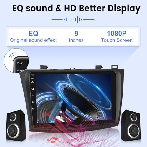 [2G+64G] Car Radio for Mazda 3 2009-2013, Android Mazda 3 Stereo with 9 inch