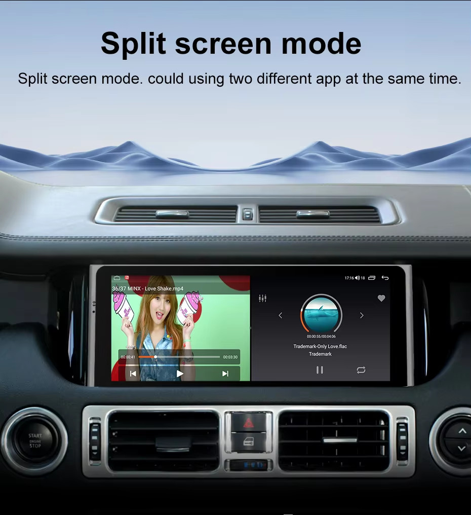10.25″ Vertical Android Radio For Land Range Rover V8 L322 2002-2004 4+46GB