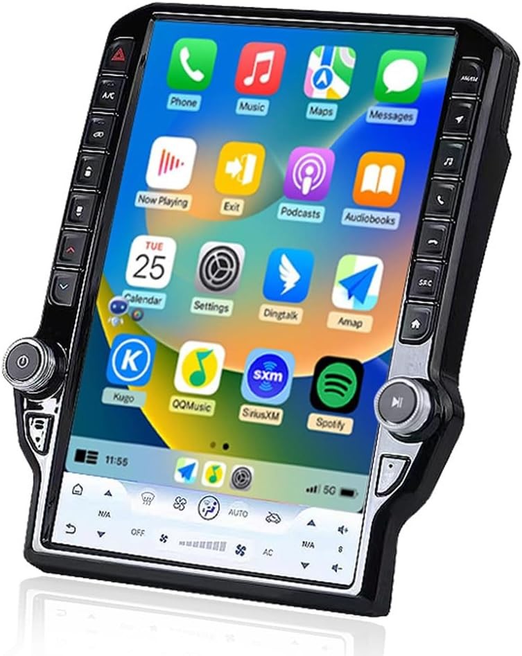 14.5″ For Dodge RAM 2013-2018 Android Car Radio Stereo GPS Navi Carplay 8G+128GB