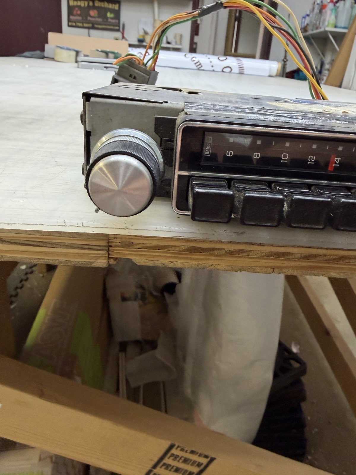 Vintage General Motors Car Radio DELCO GM AM Push Button 1960-70’s